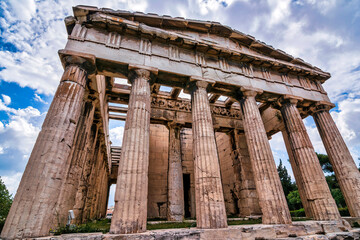 Fototapeta premium Temple of Hephaestus in Ancient Agora, Athens, Greece