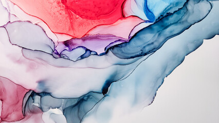 Alcohol ink. Abstract Ethereal Swirl. © Holo Art