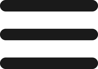 Obraz premium triple line icon, hamburger