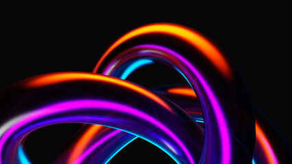 Arte Abstracto 3D | Neón 