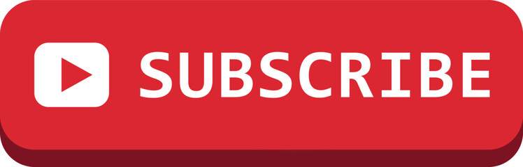 Subscribe social media button design