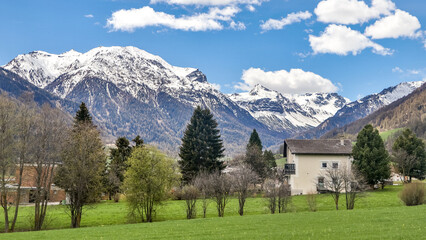 Fototapeta na wymiar Swiss & Italian Alps