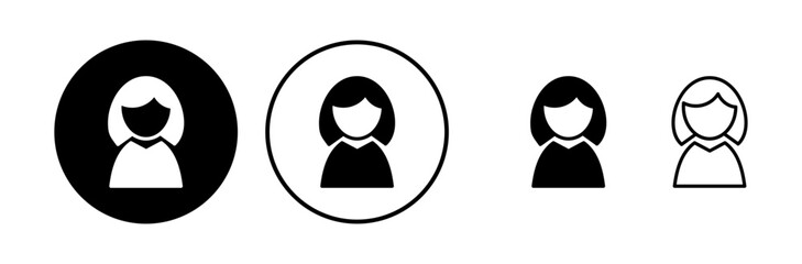 Female icon vector. toilet icon. restroom sign. gender