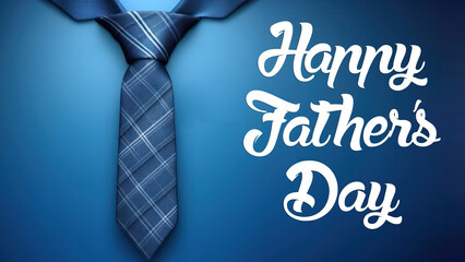 Fathers Day banner of tie icons for dad holiday