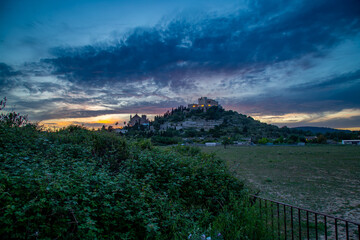 Castle of Arta, Mallorca with dramatic clouds at sunset - 2
