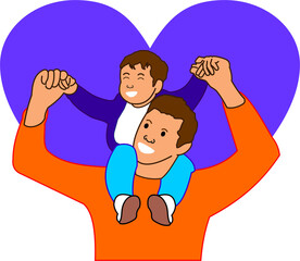 padre, hijo, amor, pap√°, d√≠a, familia, responsable, padrastro