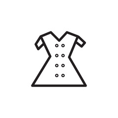 Cloth Dress Fashion Outline Icon