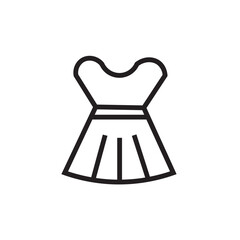 Cloth Dress Fashion Outline Icon