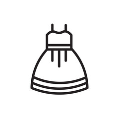 Cloth Dress Female Outline Icon