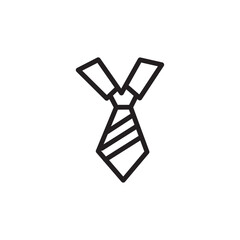Cloth Fashion Tie Outline Icon