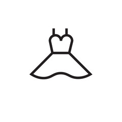 Dress Fashion Women Outline Icon