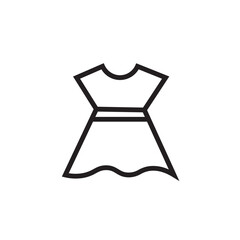 Dress Fashion Women Outline Icon