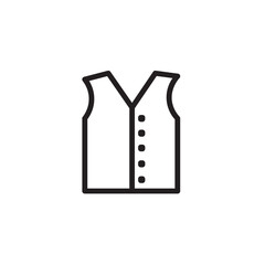 Fashion Vest Wasket Outline Icon