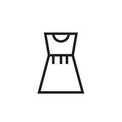 Dress Fashion Women Outline Icon