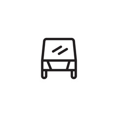 Taxi Car Travel Outline Icon