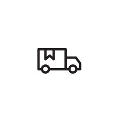 Truck Van Car Outline Icon