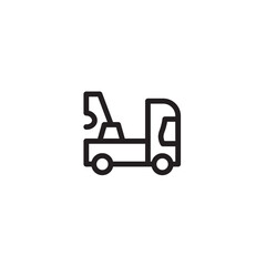 Truck Vehicle Auto Outline Icon