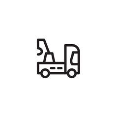 Truck Vehicle Auto Outline Icon