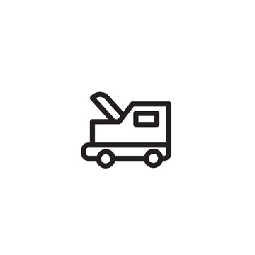 Vehicle Repair Services Outline Icon