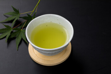 Japanese refreshing green tea 爽やかな緑茶