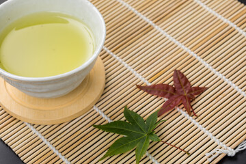 Japanese refreshing green tea 爽やかな緑茶