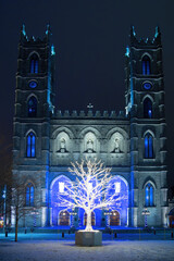 Notre Dame cathedral in Montreal, Canada