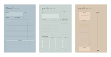  goal overview planner. 