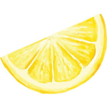Lemon Fresh Fruit Bright Yellow Peel Clip art Element Transparent Background