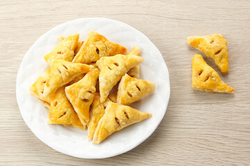 Pineapple Pastry, cookies with pineapple jam filling. 
