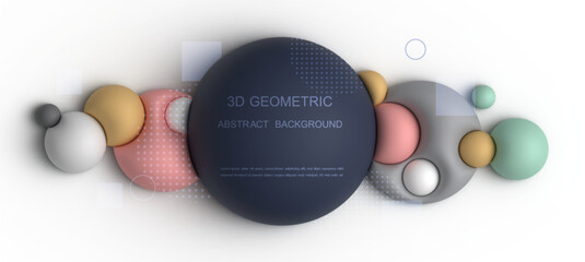 Vector, Illustration abstract element with dynamic shape, gradient color, 3d rendering background. Minimal pattern geometric shape. Modern, futuristic graphic design for poster cover, banner template