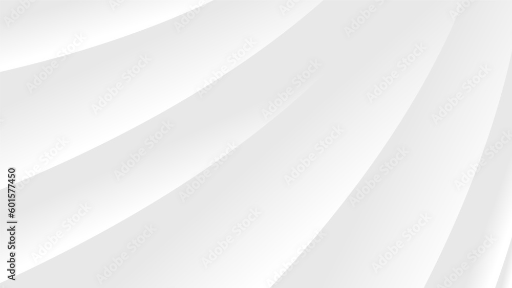 Wall mural abstract white and grey gradient color with modern geometric background for graphic design element