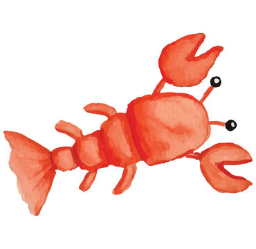 recommend clip art: Lobster Under The Sea Clip art Element Transparent Background