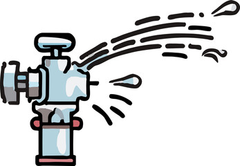 Naklejka premium sprinkler png graphic clipart design
