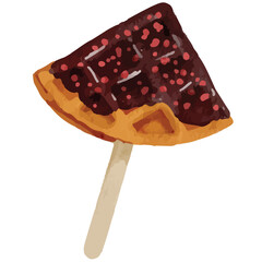 Waffle Pancake Clip art Element Transparent Background