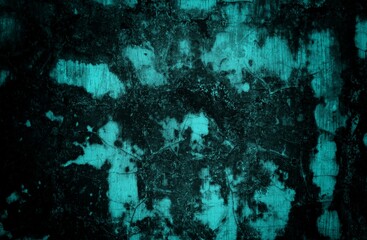 Weathered Walls Textured Patterns,A close-up of a weathered, textured wall with an old green and blue pattern. A unique background full of rustic charm.