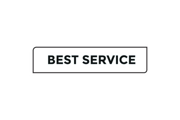 Best service button web banner templates. Vector Illustration 
