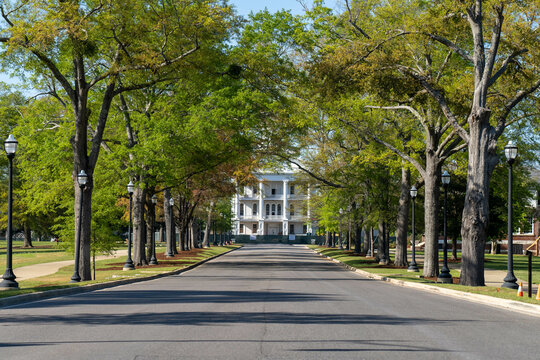 Tuscaloosa, AL - April 2021: The former site of Bryce Hospital is poised for redevelopment by the University of Alabama.