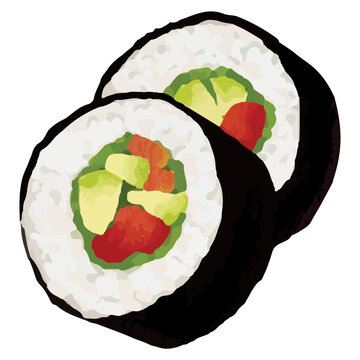 recommend clip art: Sushi Japanese Food Clip art Element Transparent Background