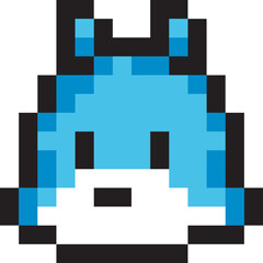 Pixelated Creature Element Dog