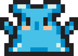 Pixelated Creature Element Monster