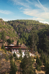 Solitude amidst the cinematic landscape of Bhutan.