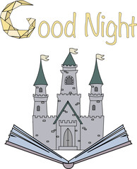 Obraz premium Dinosaur poster. Can be used for poster, card, banner, flyer. Hand drawn vector