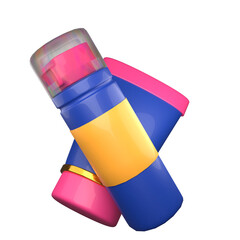 Upgrade your cosmetic designs with our stunning 3D icon pack, featuring a diverse range of beauty symbols and graphics to elevate your visual branding