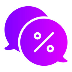 chat gradient icon