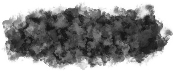 the effect of realistic dark wisps of clouds floating in the air