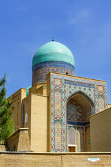 The ancient mausoleum of Shakh-I-Zinda, The Tomb of living King, during the reign of Amir Temur in...