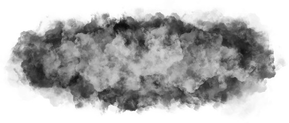 Black smoke texture element