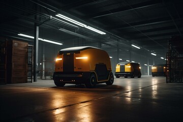 Autonomous guided vehicles streamline transport and logistics in warehouses. Generative AI