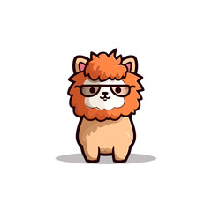 cute cartoon alpaca style 11