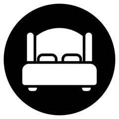 bed glyph icon